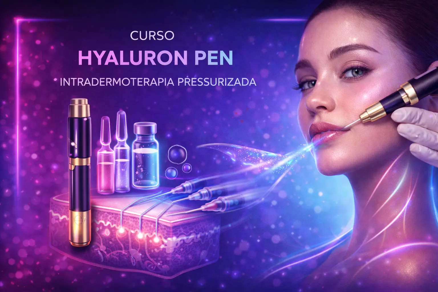 Curso de Hyaluron Pen - Intradermoterapia Pressurizada