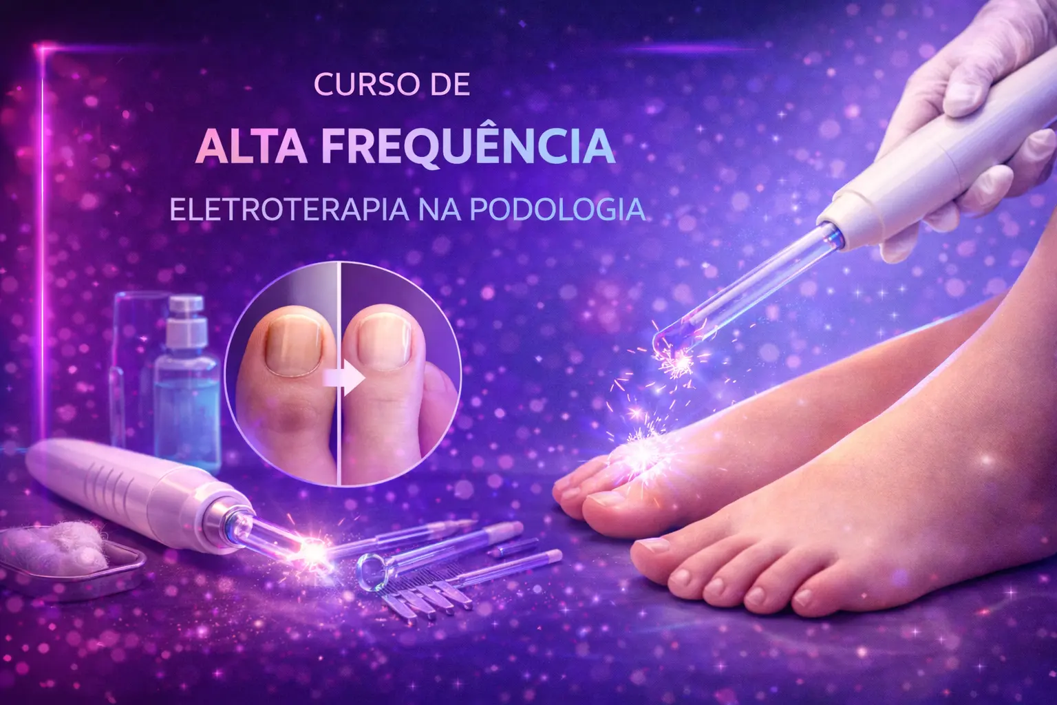 Curso de Curso de Alta Frequência - Eletroterapia na Podologia