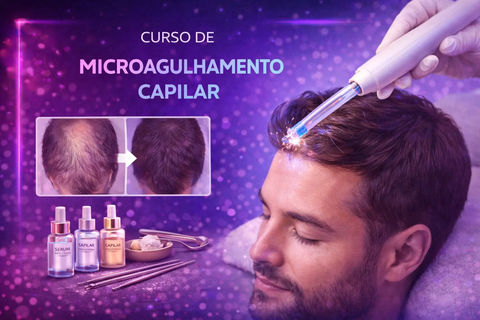 Curso de Curso de Microagulhamento Capilar