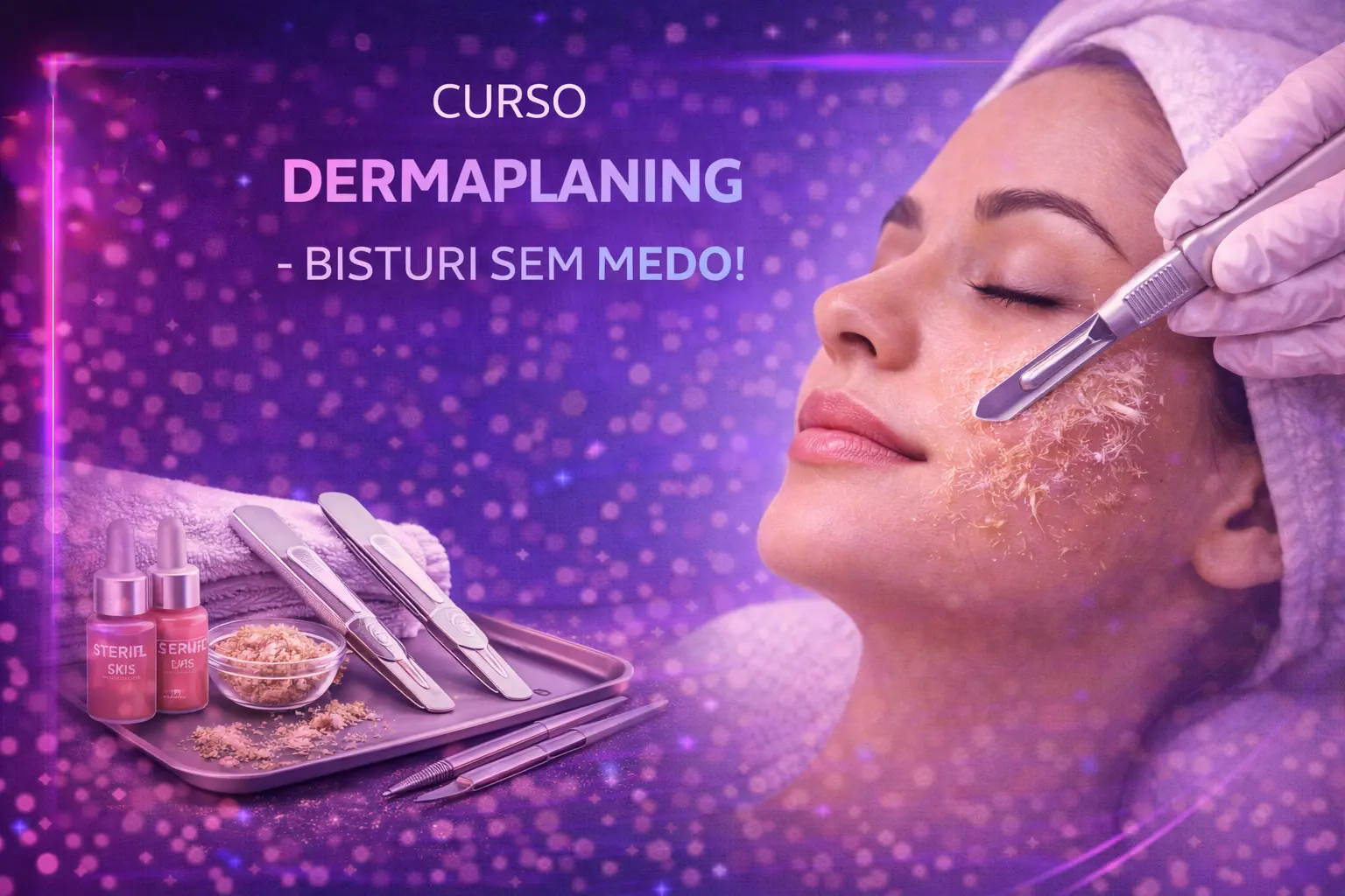 Curso de Dermaplaning - Bisturi sem Medo!