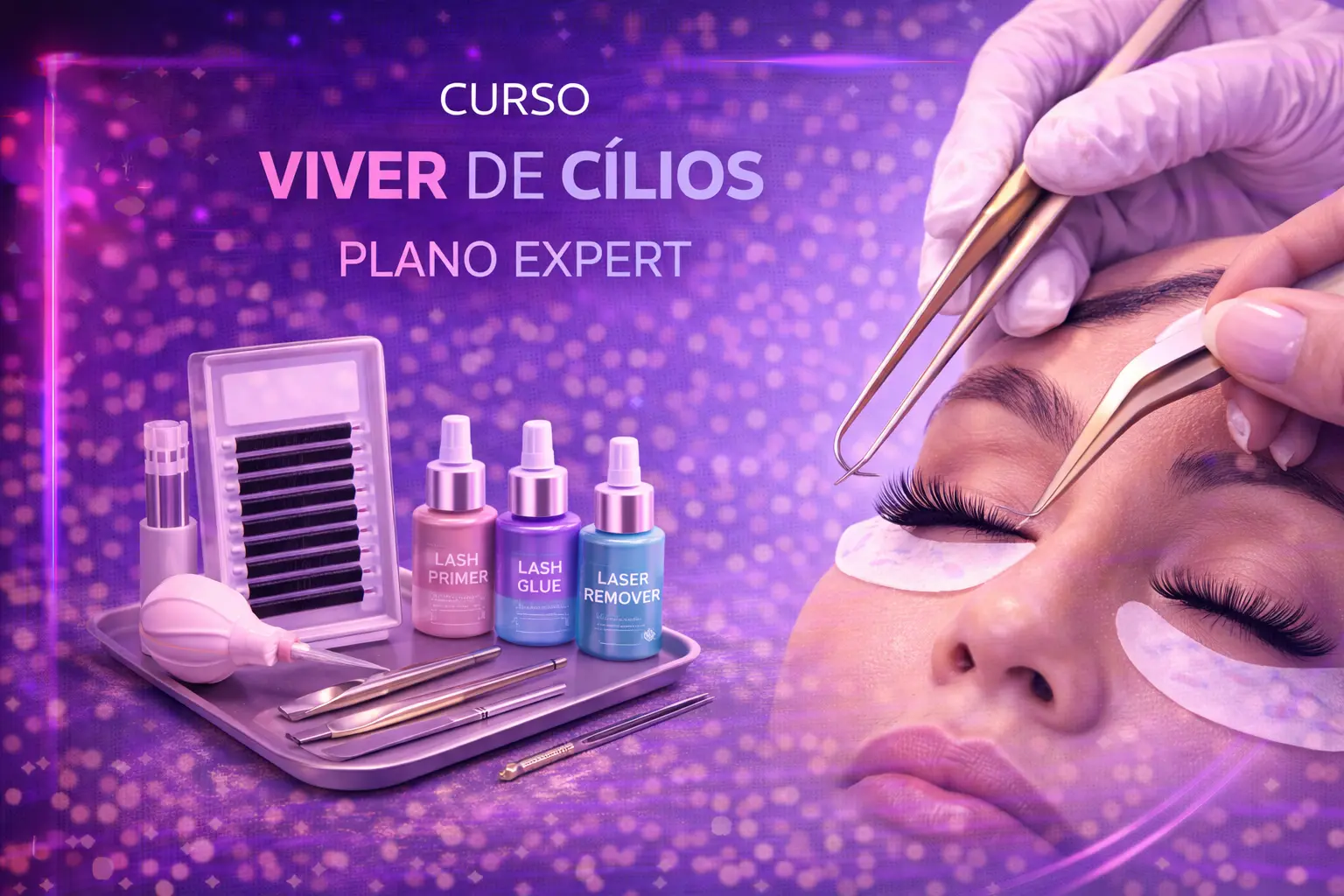 Curso de Viver de Cílios Plano Expert