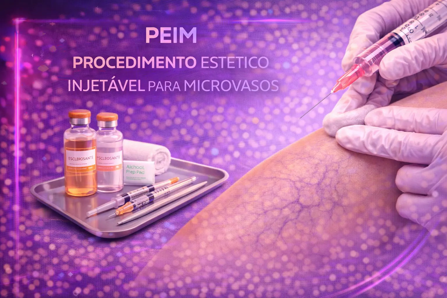 Curso de PEIM - Procedimento Estético Injetável para Microvasos