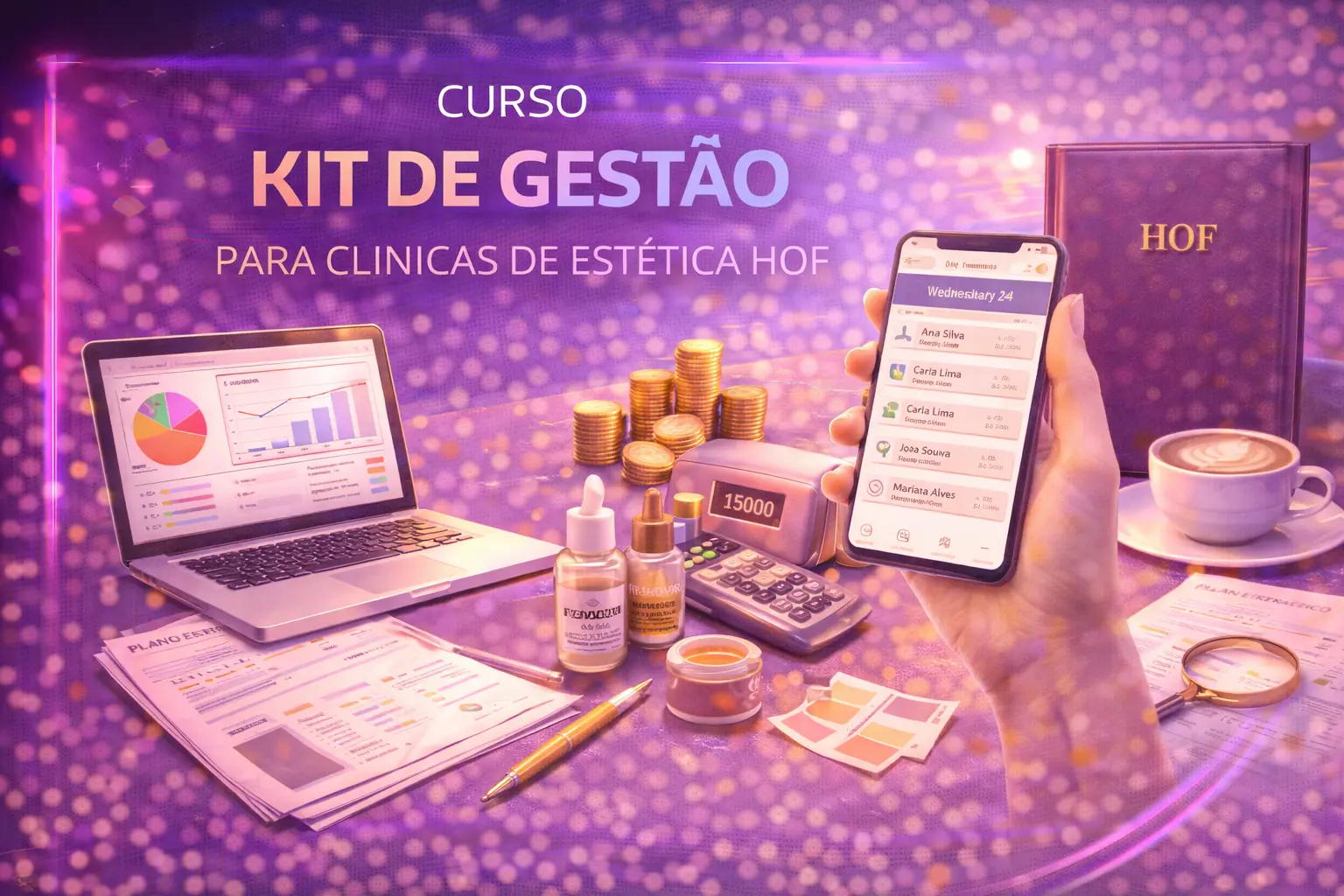 Curso de Kit de Gestão para Clínicas de Estética HOF