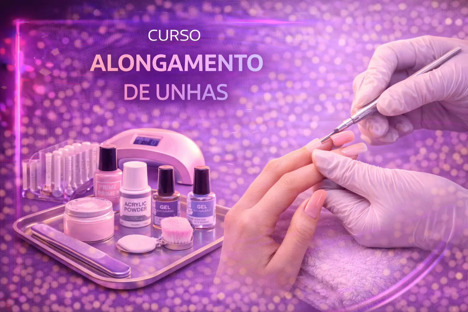 Curso de Curso Alongamento de Unhas