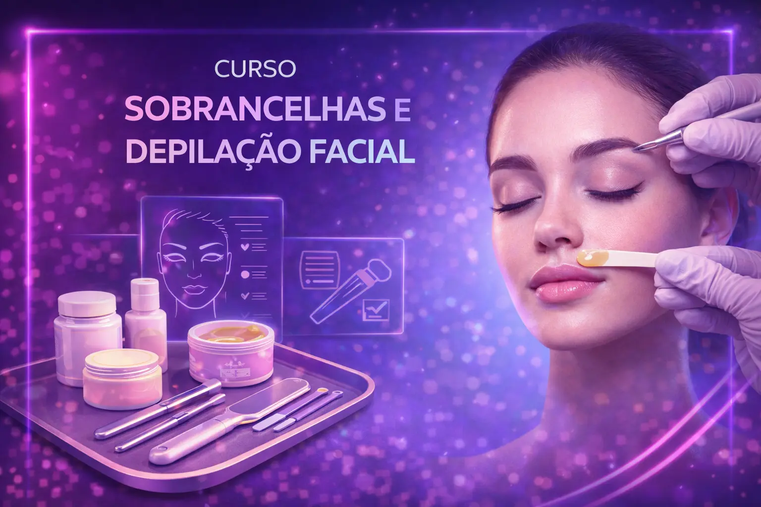 Curso de Curso Sobrancelhas e Depilação Facial