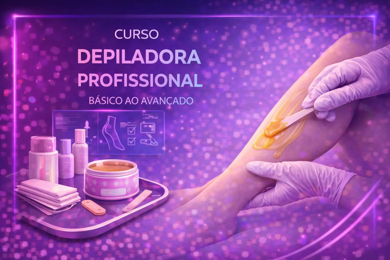 Curso de Depiladora Profissional - Básico ao Avançado