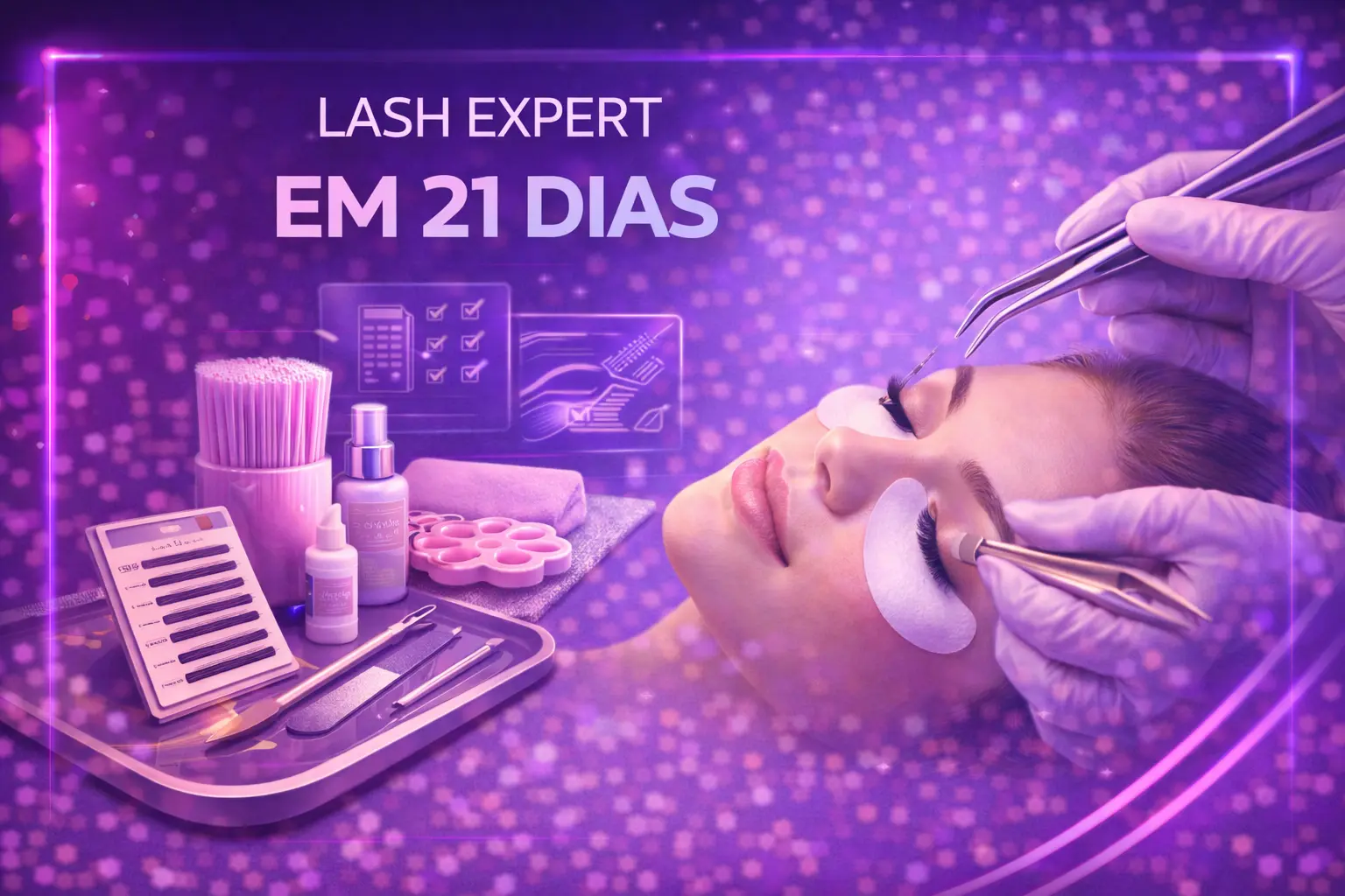 Curso de Lash Expert em 21 dias - Designer de Cílios